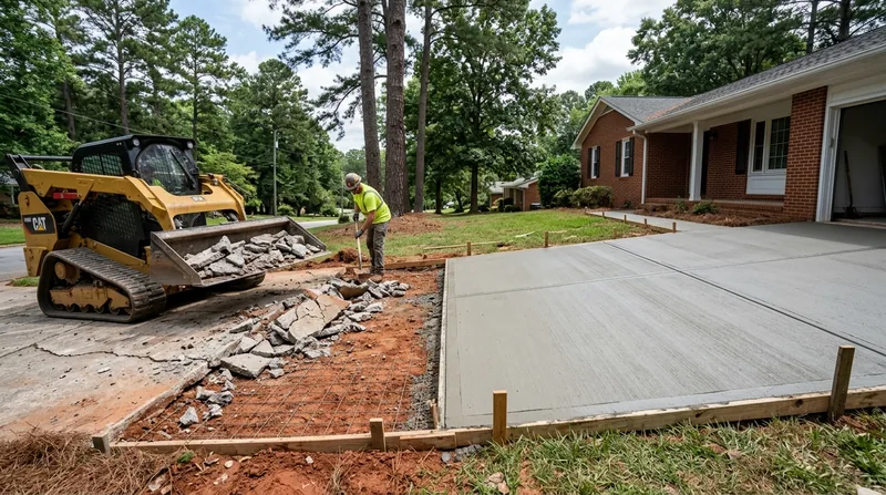 Concrete Removal & Replacement Raleigh