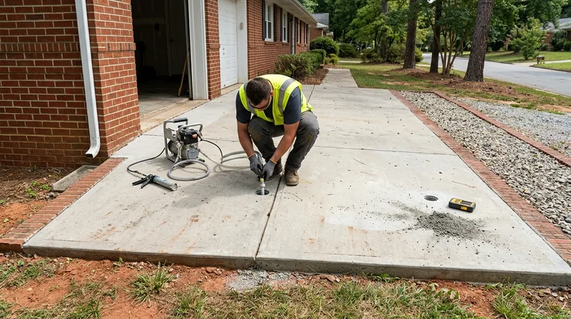 Concrete Leveling & Slab Lifting Raleigh